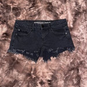Black American Eagle Jean Shorts Size 4